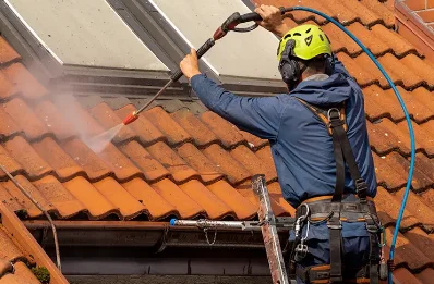 Démoussage et hydrofuge de toiture à Marions